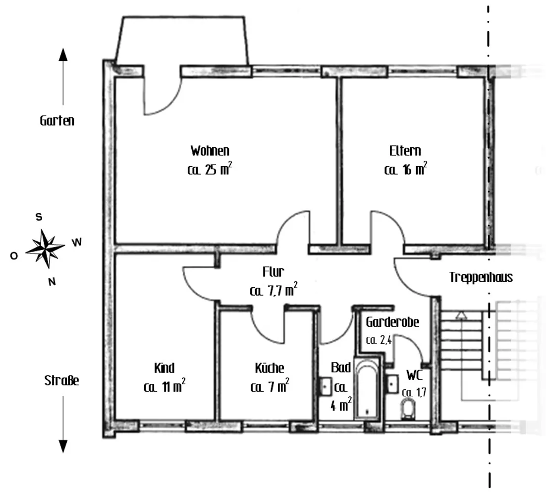 3 Zimmer Wohnung mit 77 m² in München – Bild 2