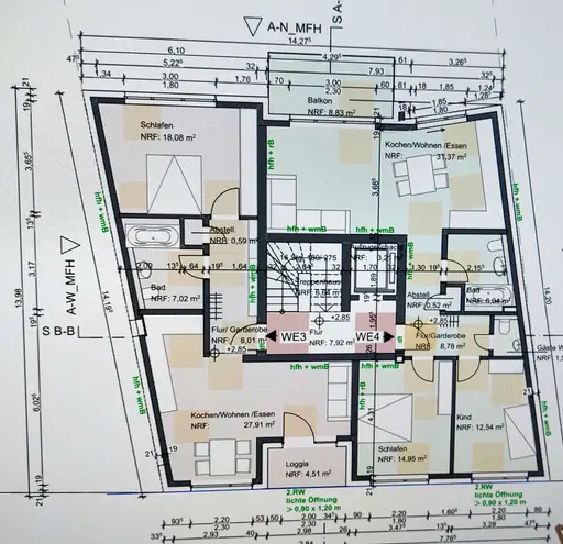 3 Zimmer Wohnung mit 80 m² in Köln – Bild 9