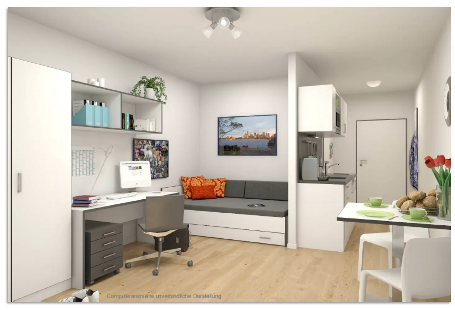 1 Zimmer Wohnung mit 29 m² in Paderborn – Bild 3