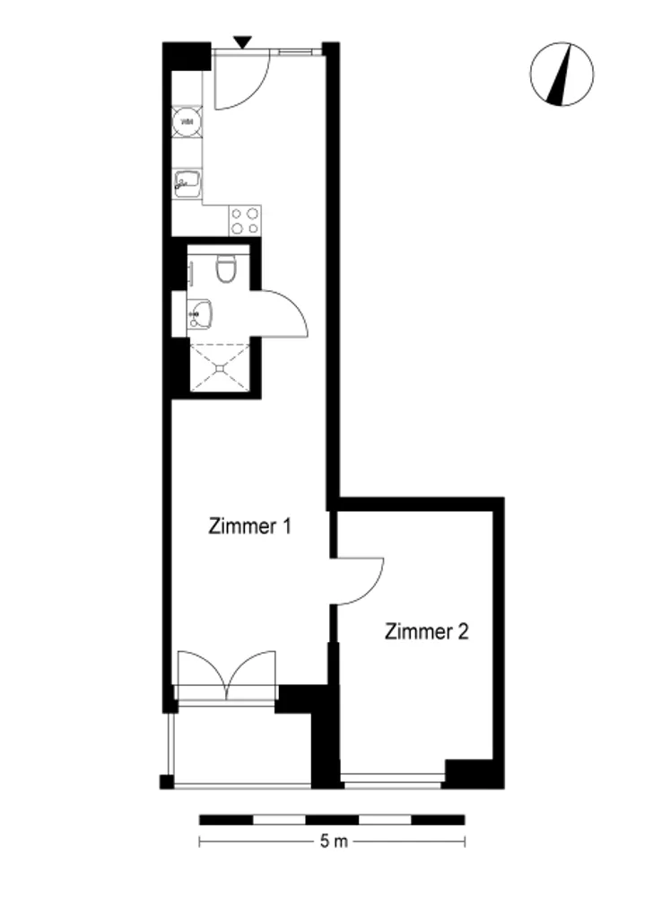 2 Zimmer Wohnung mit 49 m² in Berlin – Bild 2
