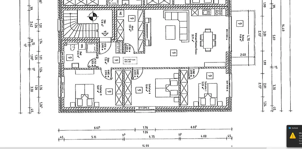 4 Zimmer Wohnung mit 110 m² in Cloppenburg – Bild 9