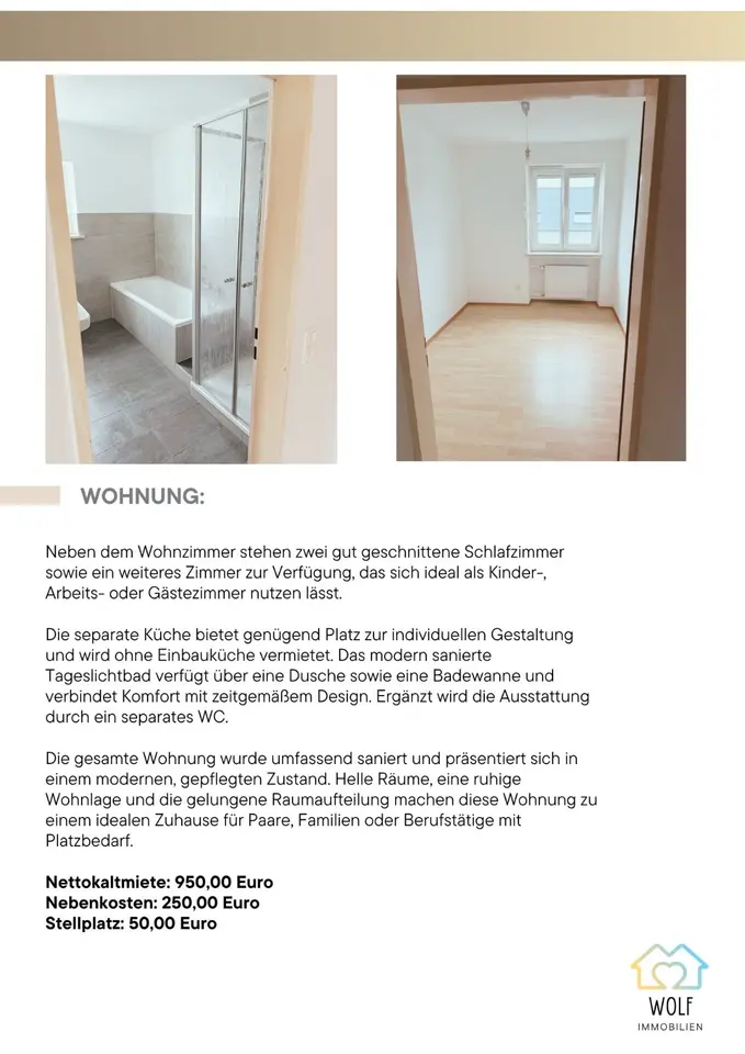4 Zimmer Wohnung mit 95 m² in Straubing – Bild 3
