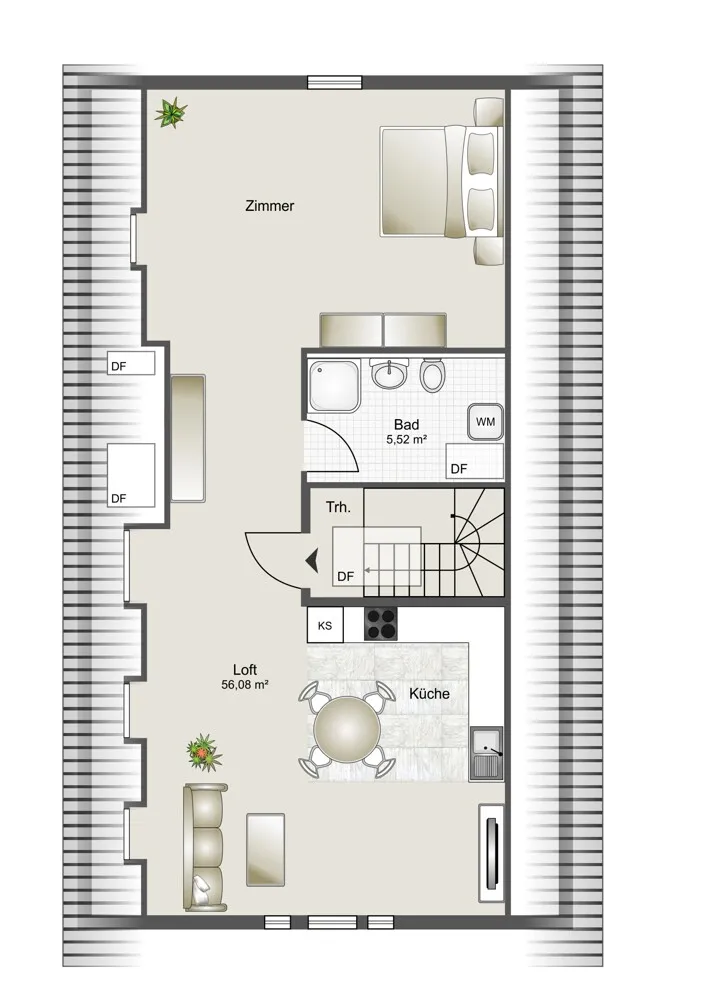 1 Zimmer Wohnung mit 62 m² in Schwabach – Bild 3