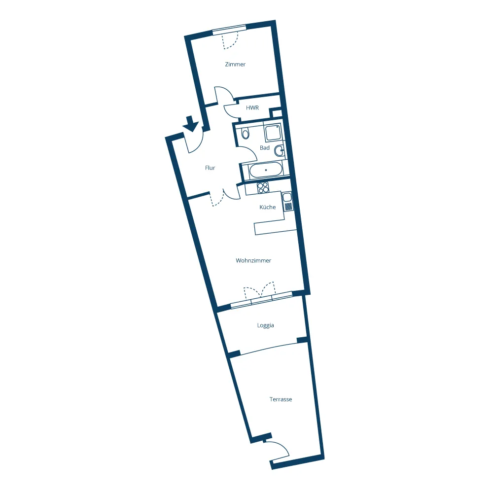 2 Zimmer Wohnung mit 70 m² in Berlin – Bild 6