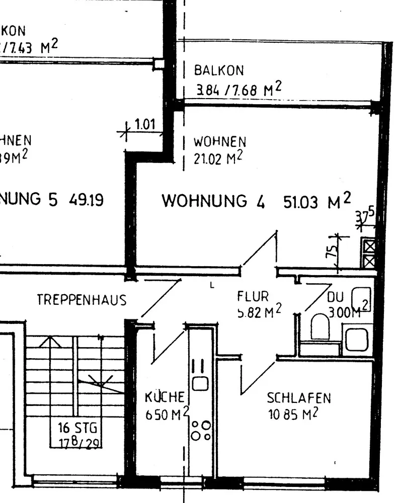 2 room apartment with 51 m² in Magdeburg – Photo 2