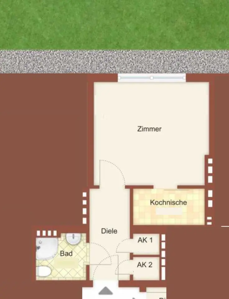 2 Zimmer Wohnung mit 28 m² in Aachen – Bild 9