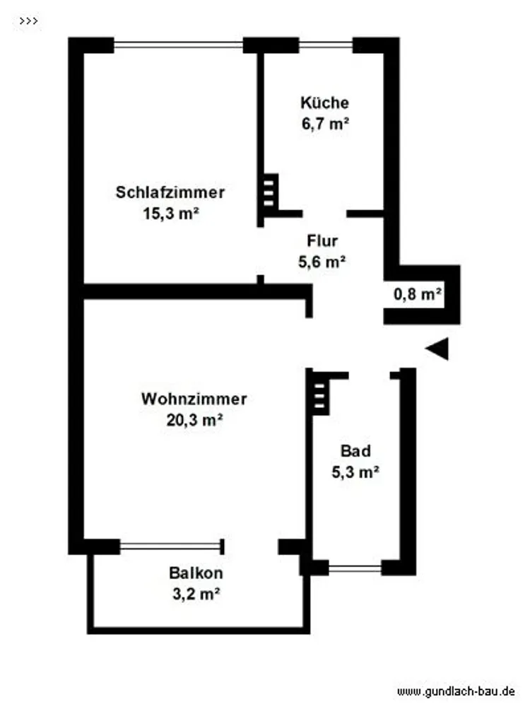 2 Zimmer Wohnung mit 56 m² in Hannover – Bild 4