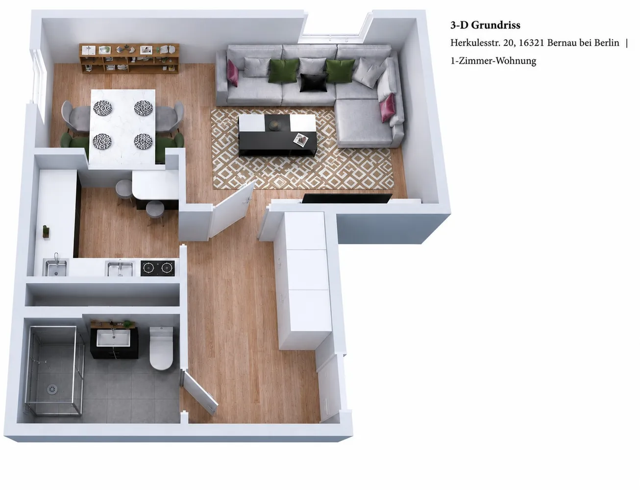 1 Zimmer Wohnung mit 35 m² in Bernau bei Berlin – Bild 7
