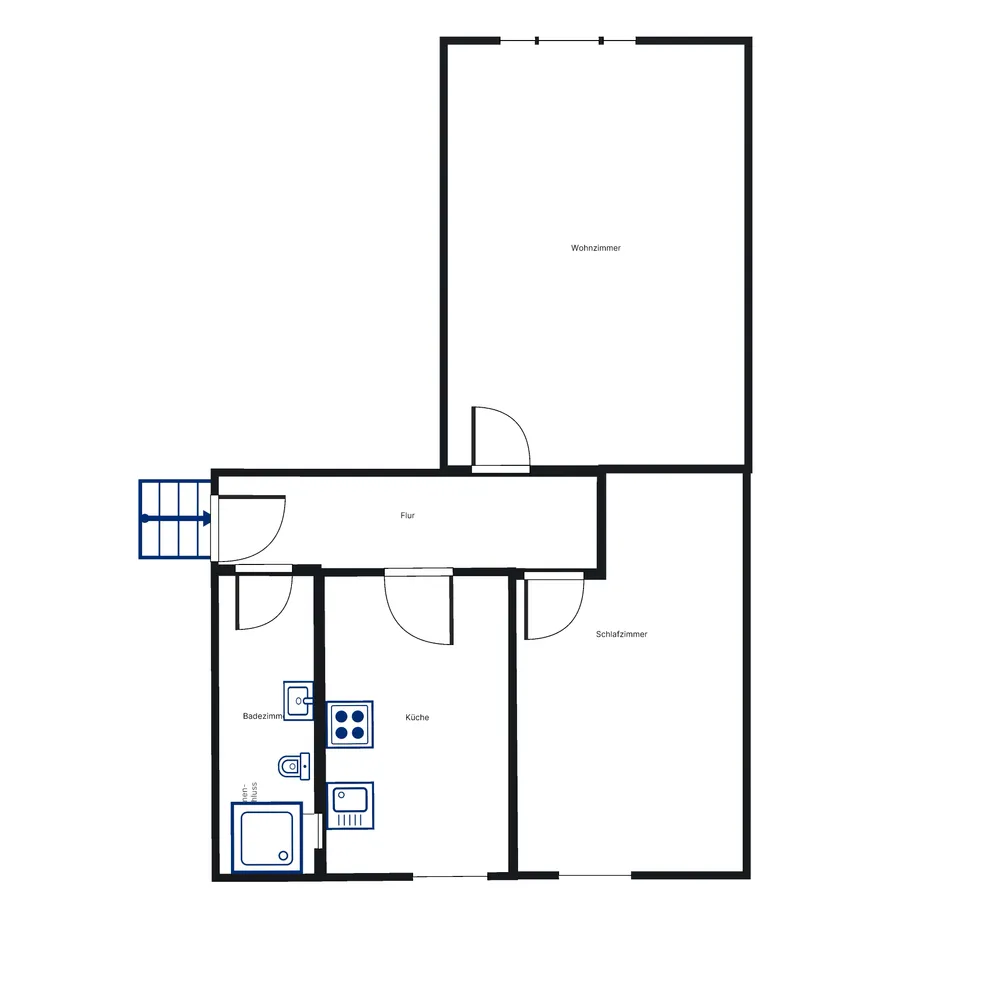 2 Zimmer Wohnung mit 52 m² in Hannover – Bild 2