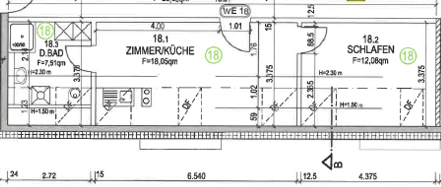 2 Zimmer Wohnung mit 38 m² in Kiel – Bild 6