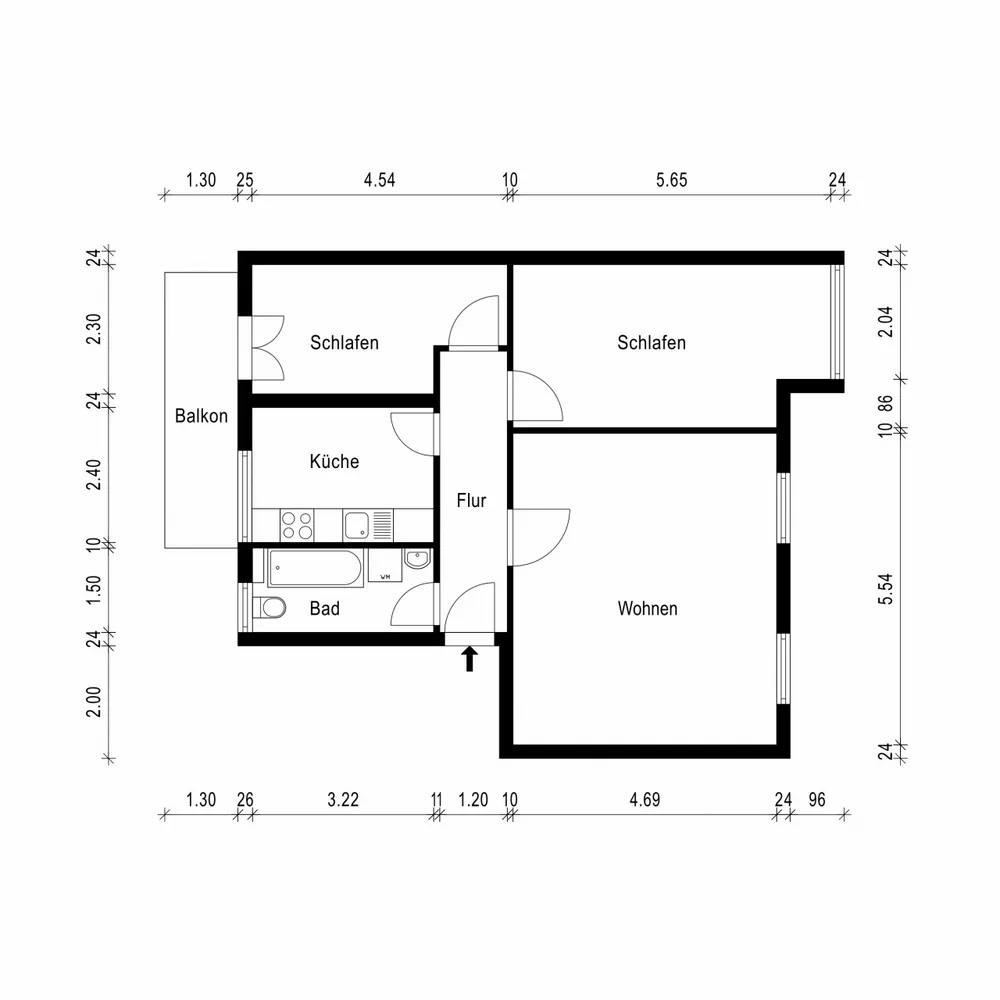 3 room apartment with 72 m² in Magdeburg – Photo 3
