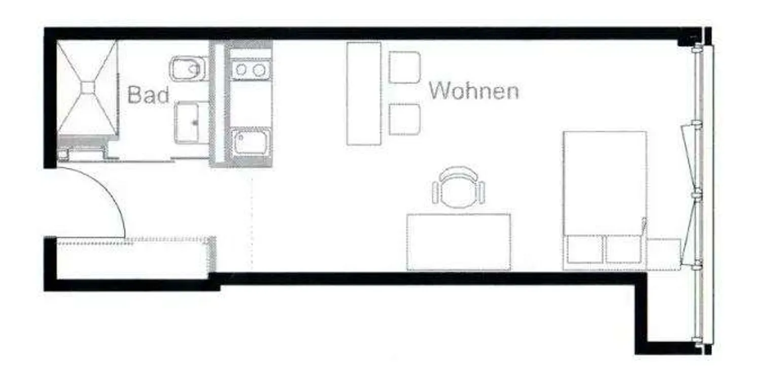 1 Zimmer Wohnung mit 32 m² in München – Bild 8