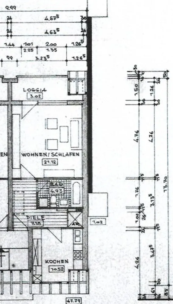 1 Zimmer Wohnung mit 48 m² in Köln – Bild 10