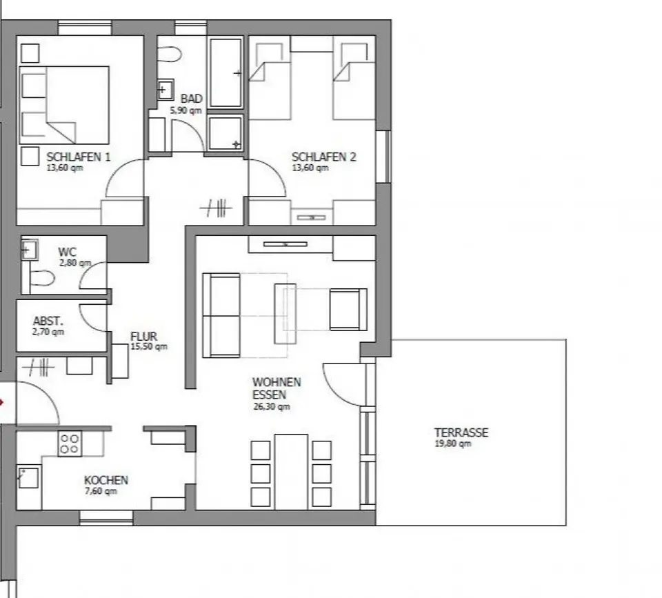 4 Zimmer Wohnung mit 88 m² in Regensburg – Bild 9