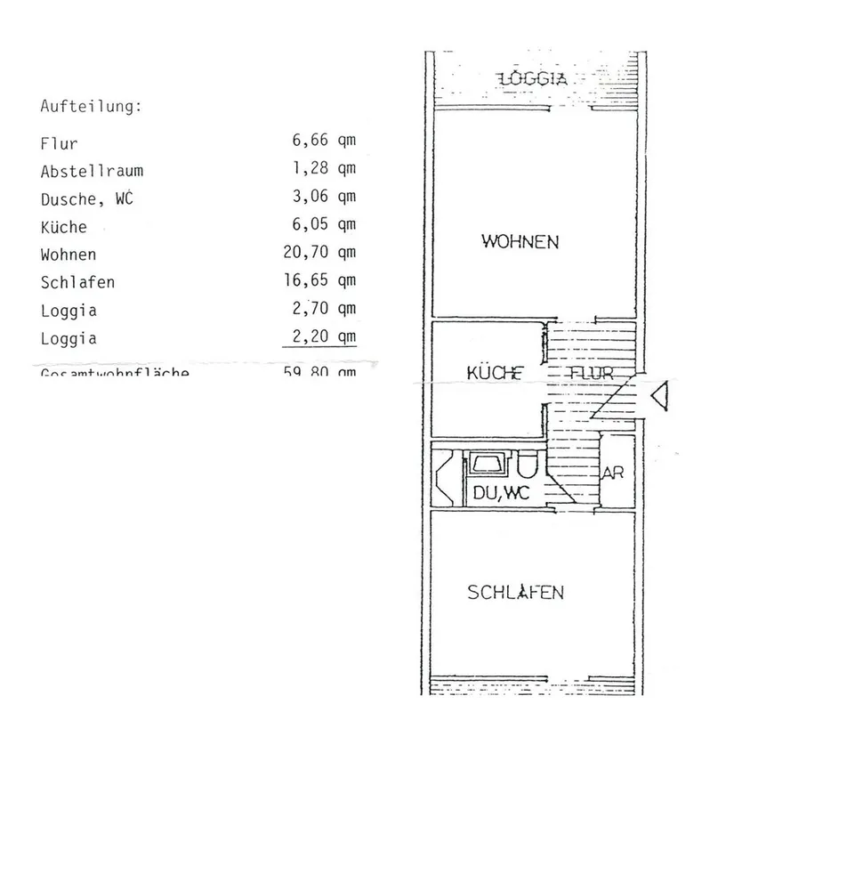 2 room apartment with 60 m² in Mannheim – Photo 9