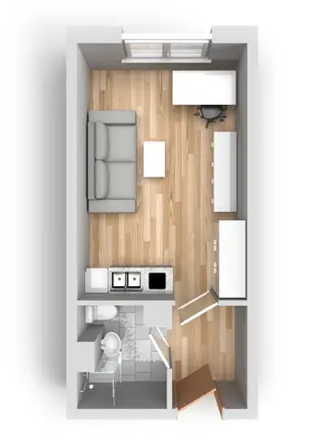 1 Zimmer Wohnung mit 24 m² in Halle (Saale) – Bild 6