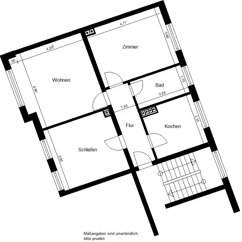 3 Zimmer Wohnung mit 81 m² in Nordhausen – Bild 5