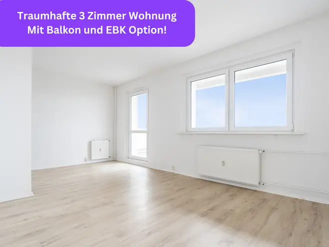 3 Zimmer Wohnung mit 60 m² in Halle (Saale) – Bild 1