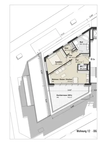 2 Zimmer Wohnung mit 80 m² in Wiesbaden – Bild 5
