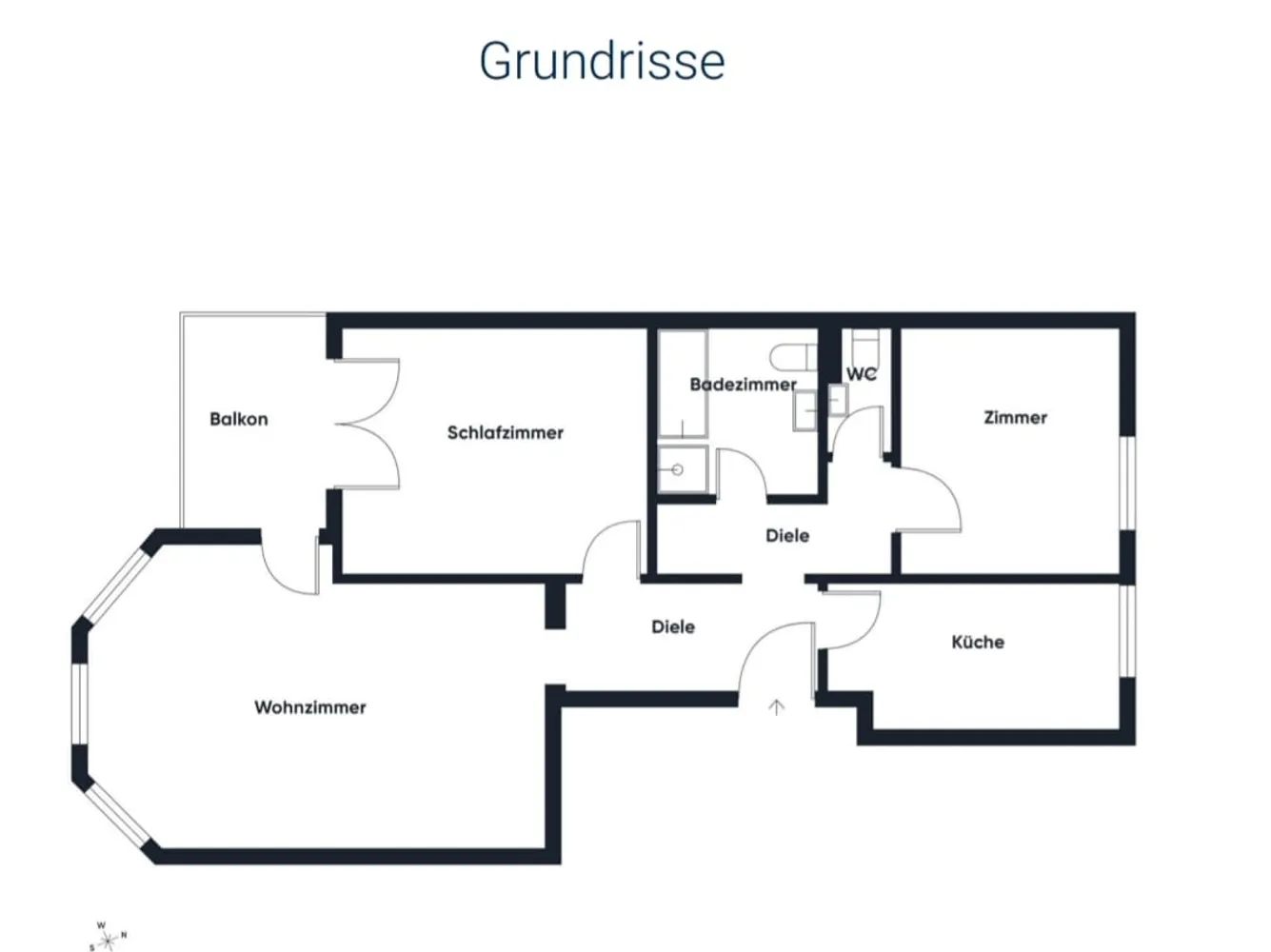 3 Zimmer Wohnung mit 75 m² in Augsburg – Bild 2