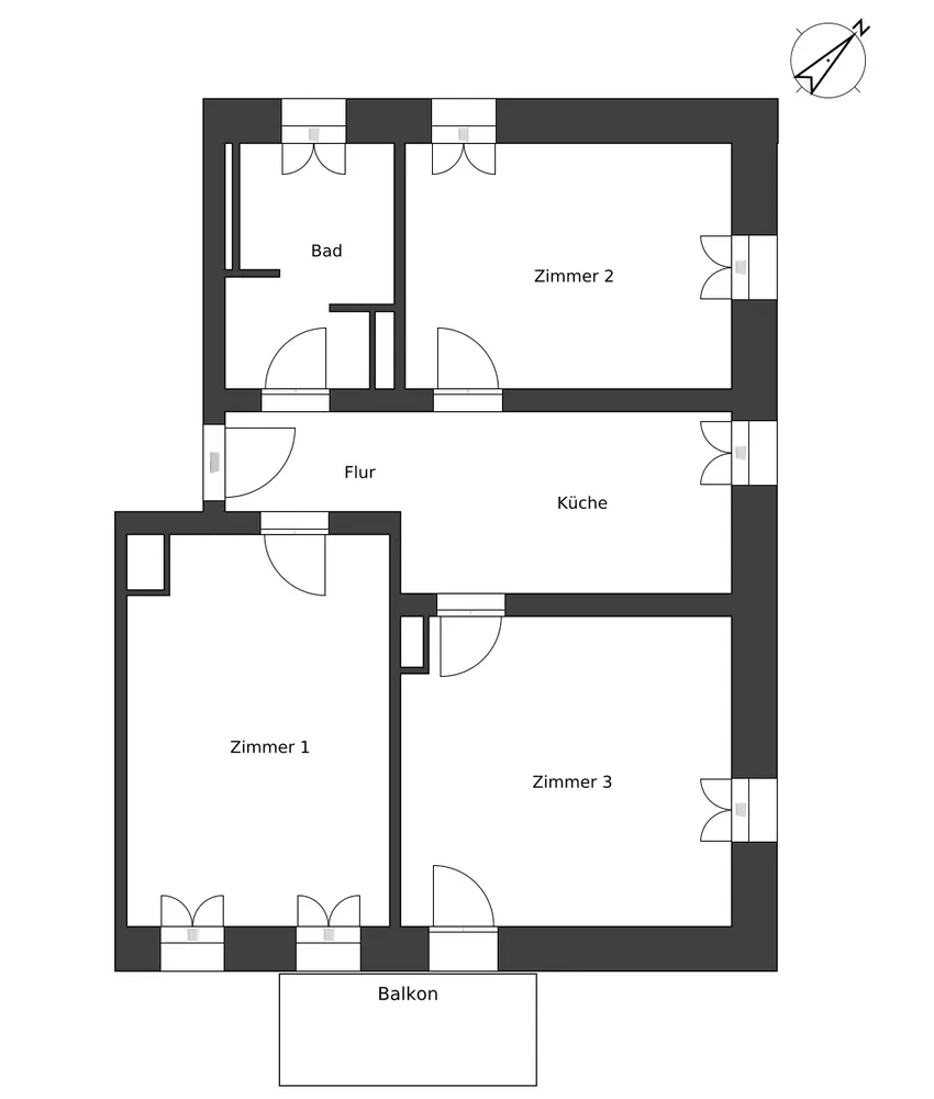 3 Zimmer Wohnung mit 76 m² in Augsburg – Bild 5