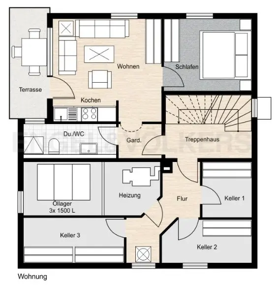 3 Zimmer Wohnung mit 38 m² in Aalen – Bild 10
