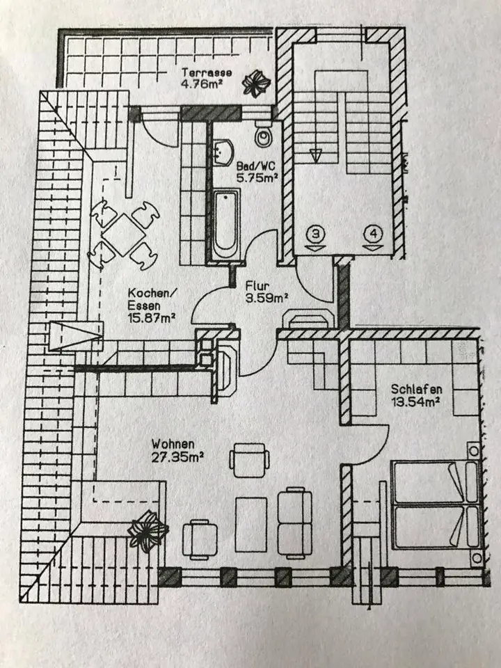 2 Zimmer Wohnung mit 70 m² in Werdau – Bild 8