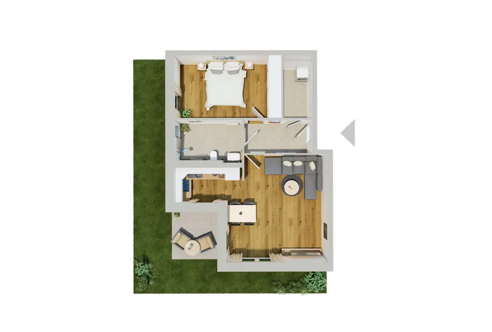 2 Zimmer Wohnung mit 63 m² in Deggendorf – Bild 8