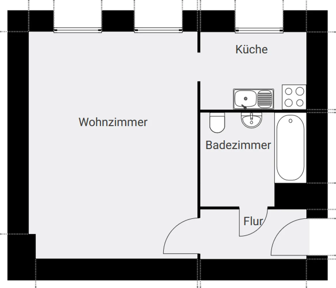 1 Zimmer Wohnung mit 38 m² in Berlin – Bild 9