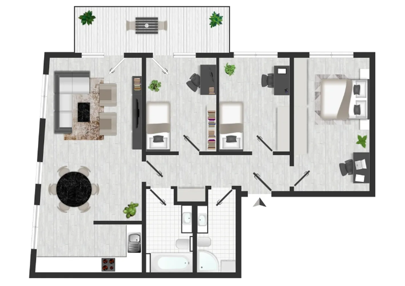 4 Zimmer Wohnung mit 107 m² in Freital – Bild 9