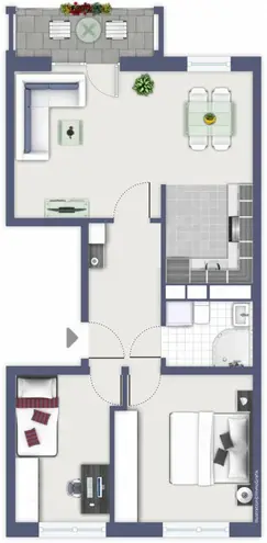 3 Zimmer Wohnung mit 58 m² in Chemnitz – Bild 7