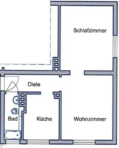 2 Zimmer Wohnung mit 39 m² in Duisburg – Bild 7