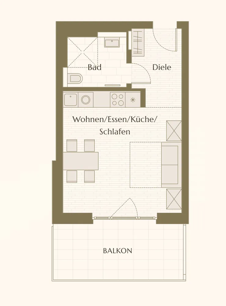 1 Zimmer Wohnung mit 38 m² in Berlin – Bild 10