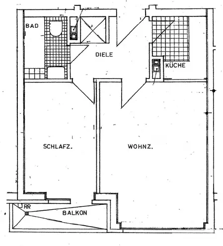 2 Zimmer Wohnung mit 39 m² in Düsseldorf – Bild 2