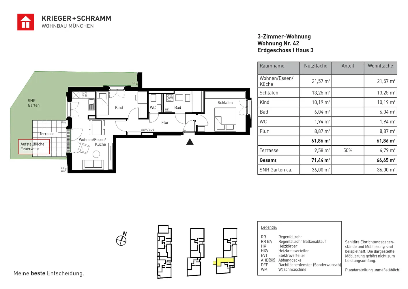 3 Zimmer Wohnung mit 67 m² in München – Bild 10