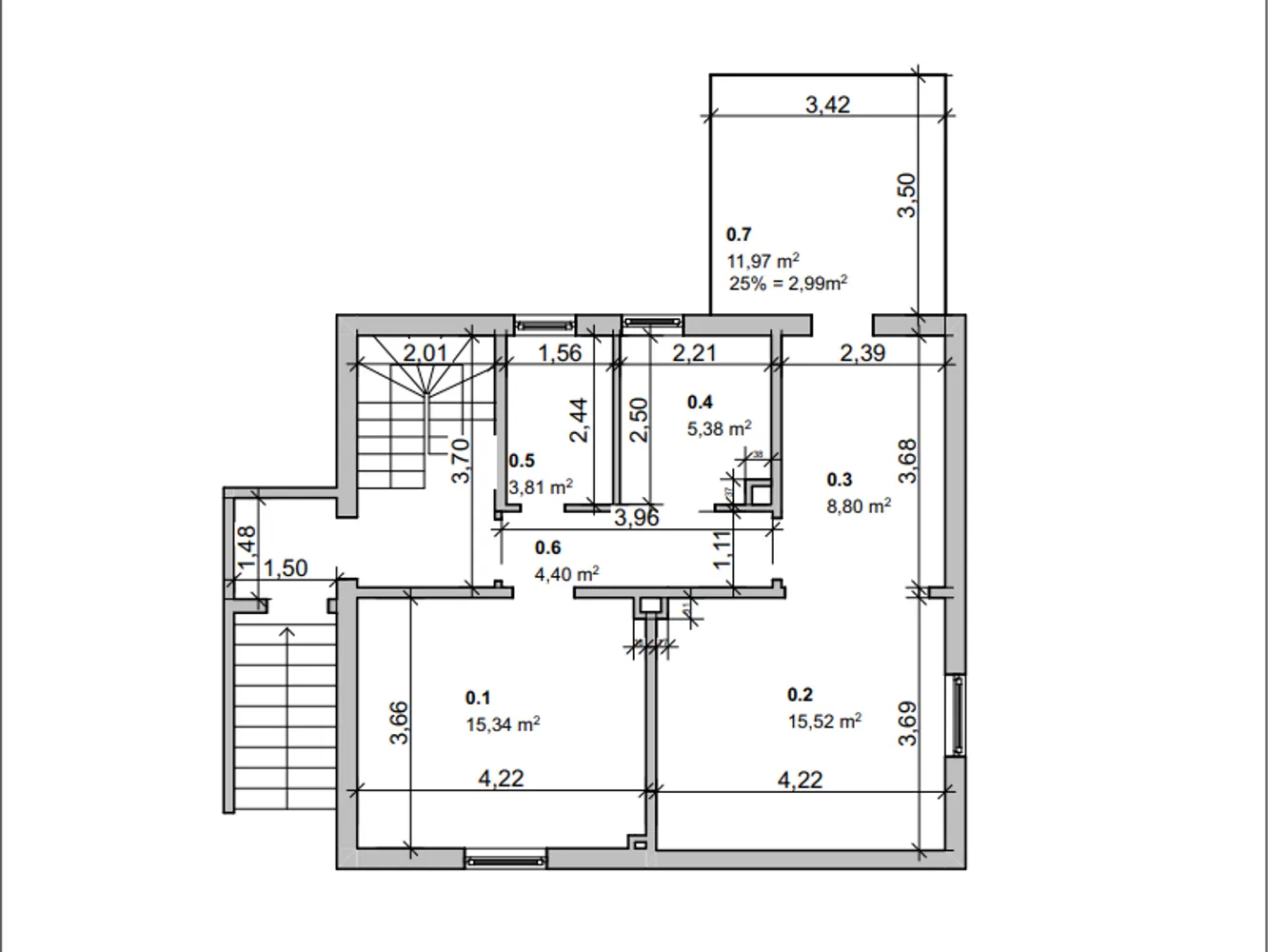 2 room apartment with 56 m² in Kassel – Photo 4