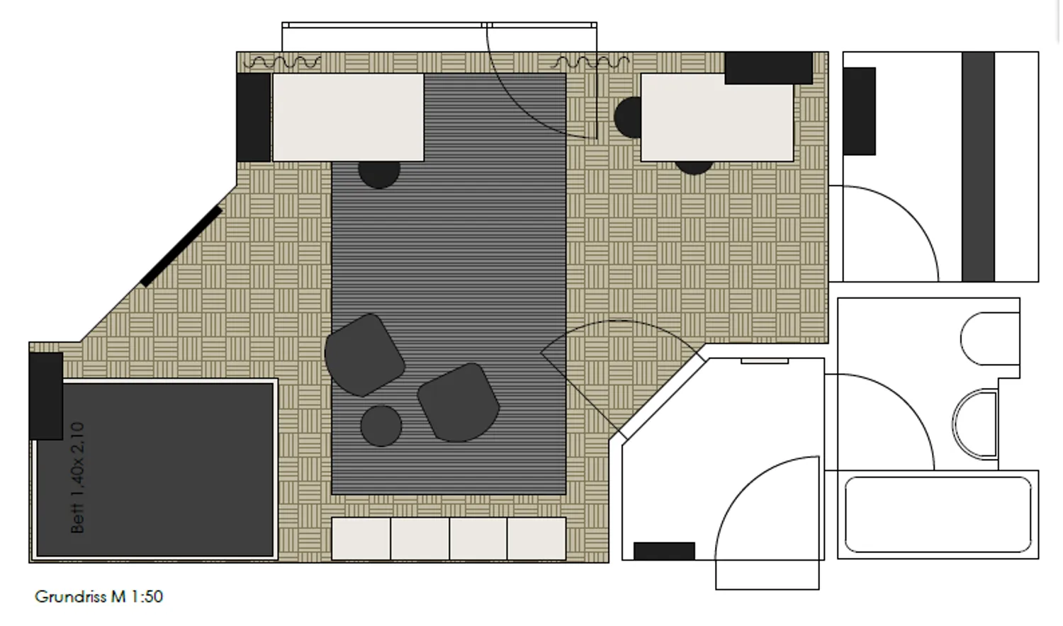 1 Zimmer Wohnung mit 37 m² in München – Bild 7