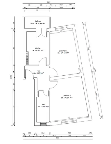 2 Zimmer Wohnung mit 64 m² in Berlin – Bild 8