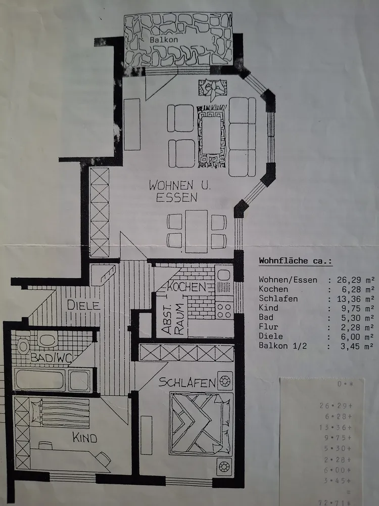 3 Zimmer Wohnung mit 73 m² in Aschaffenburg – Bild 1