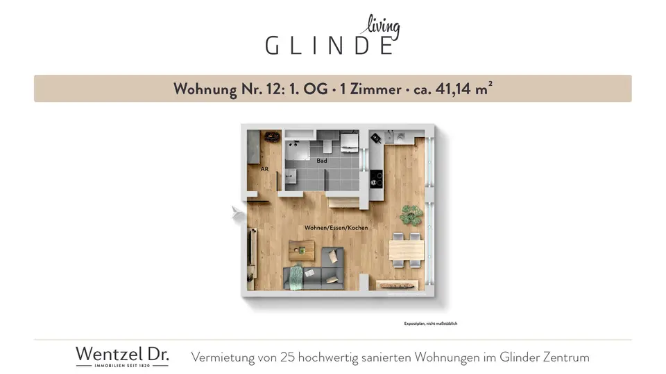 Studio mit 32 m² in Hamburg – Bild 10
