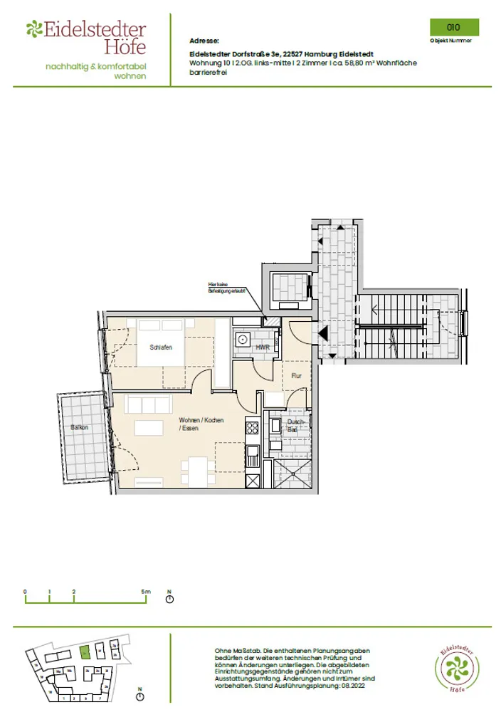 2 Zimmer Wohnung mit 59 m² in Hamburg – Bild 9