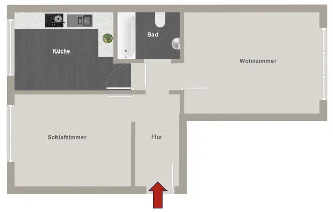 2 Zimmer Wohnung mit 60 m² in Hamburg – Bild 8
