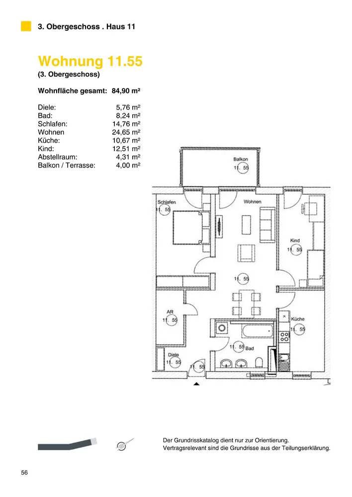 3 room apartment with 85 m² in Bernau bei Berlin – Photo 6