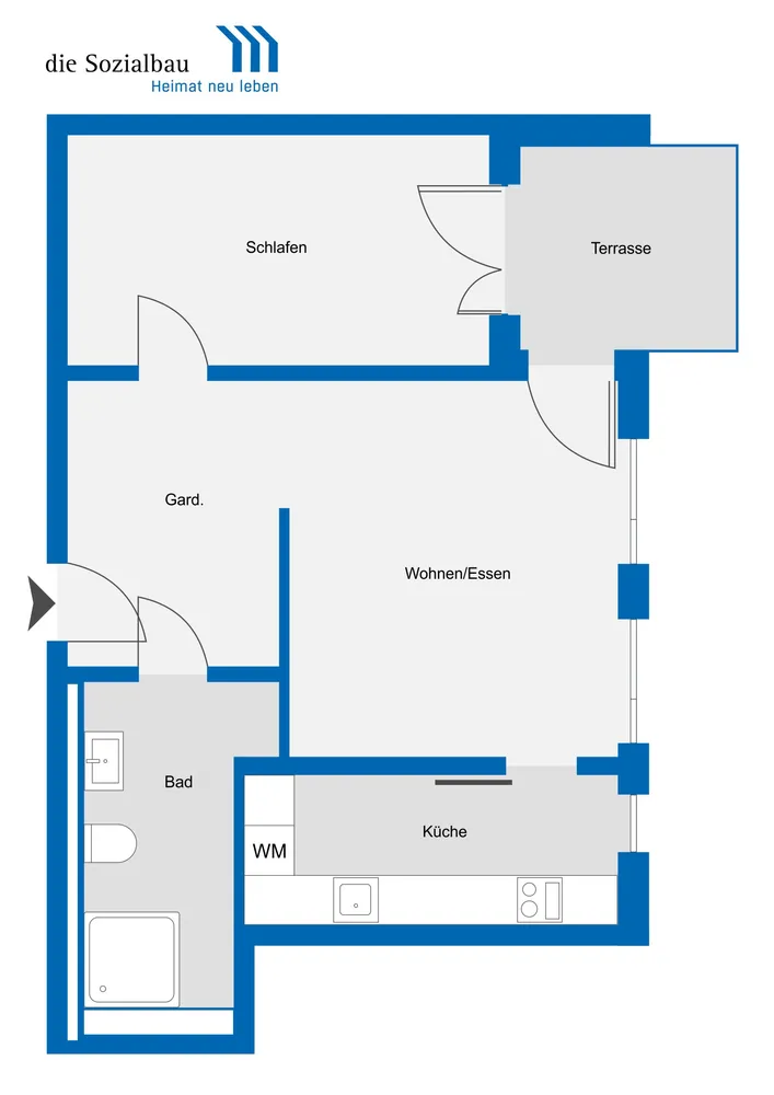 2 Zimmer Wohnung mit 62 m² in Kempten (Allgäu) – Bild 2