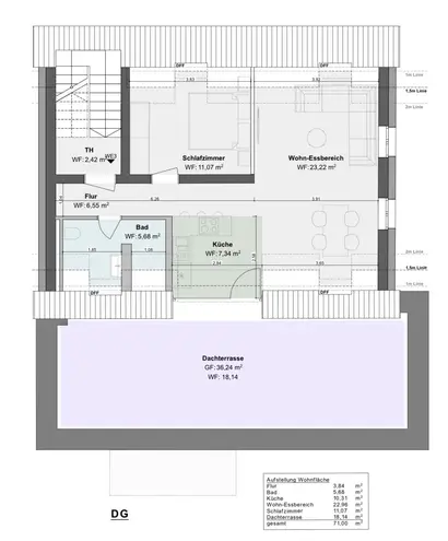 2 Zimmer Wohnung mit 71 m² in München – Bild 12