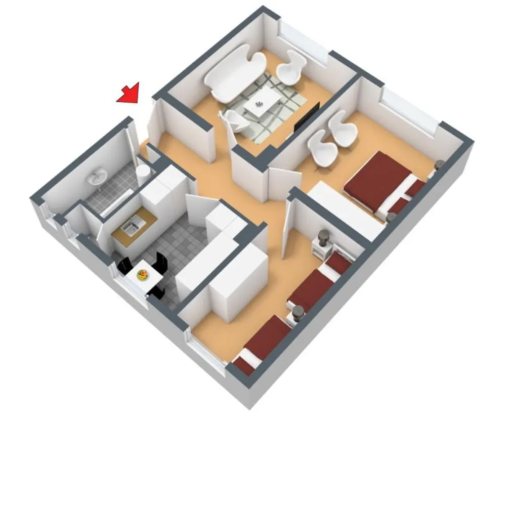 3 Zimmer Wohnung mit 61 m² in Hagen – Bild 8