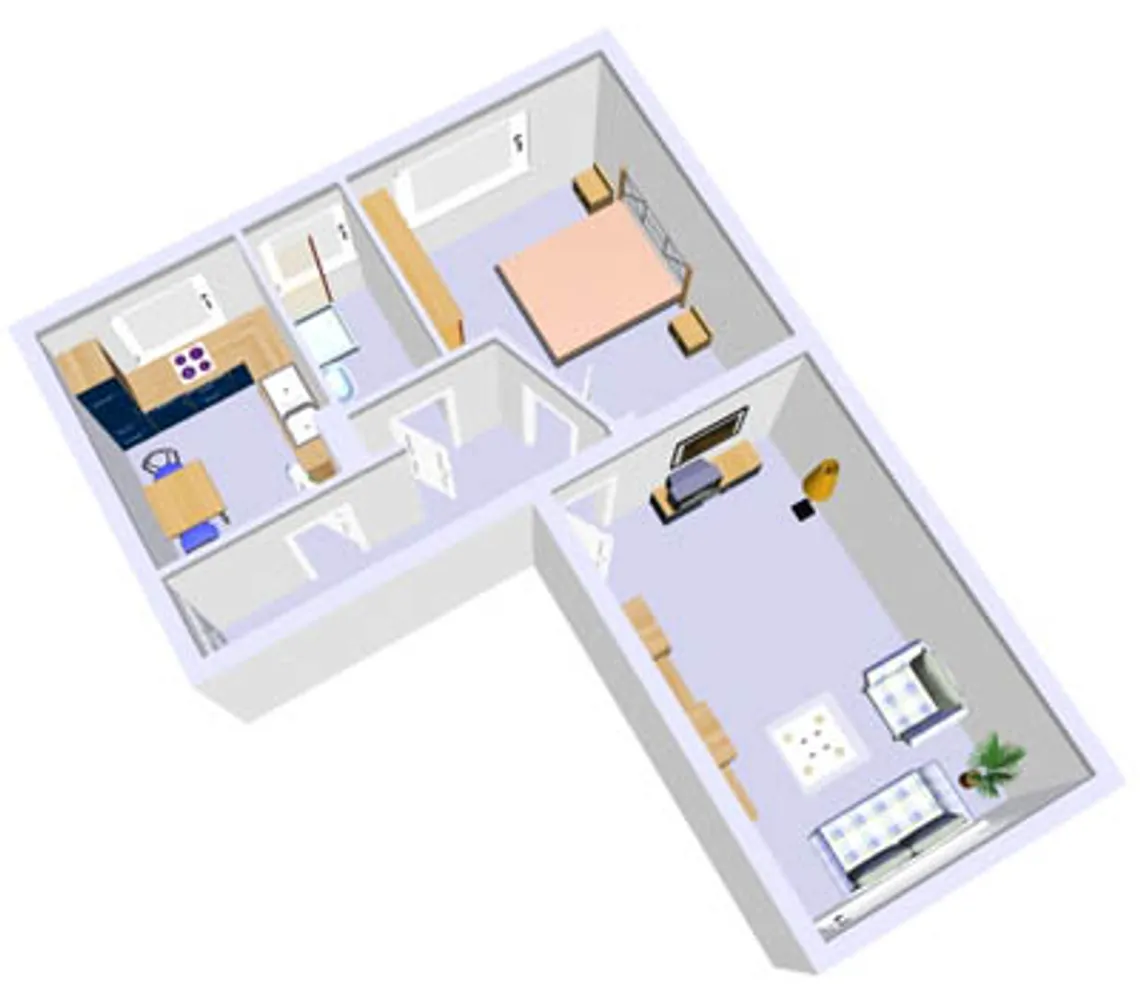 2 Zimmer Wohnung mit 55 m² in Kiel – Bild 2