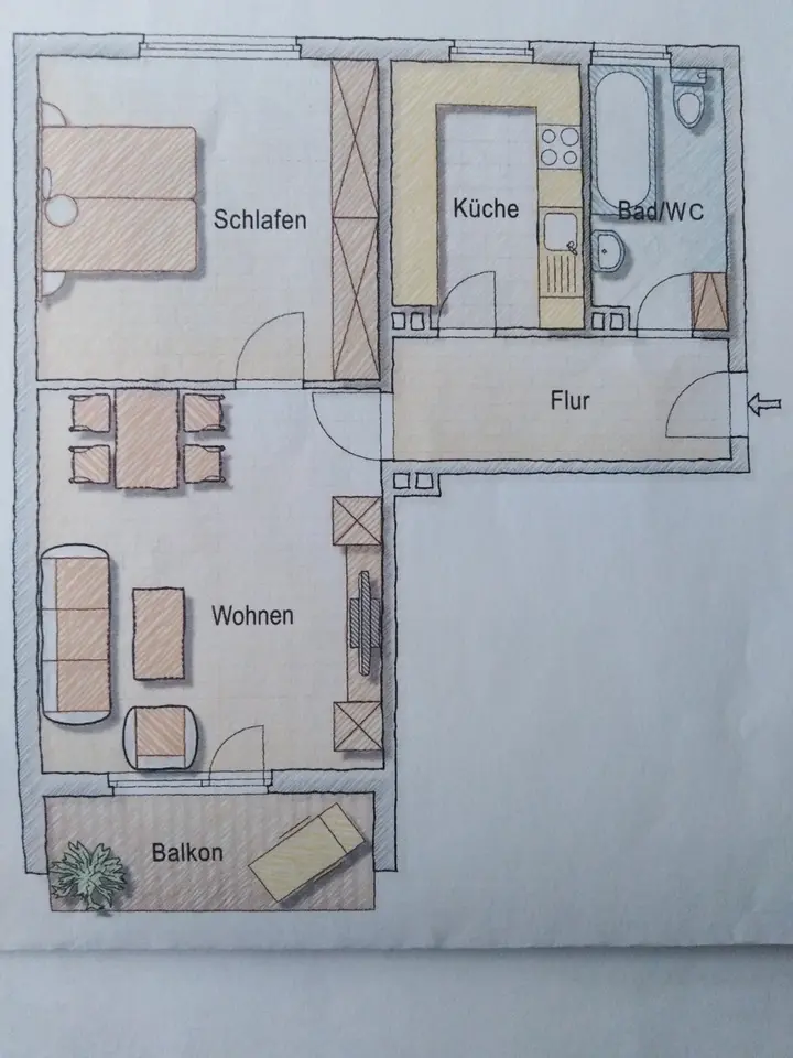 3 Zimmer Wohnung mit 50 m² in Lüdenscheid – Bild 9