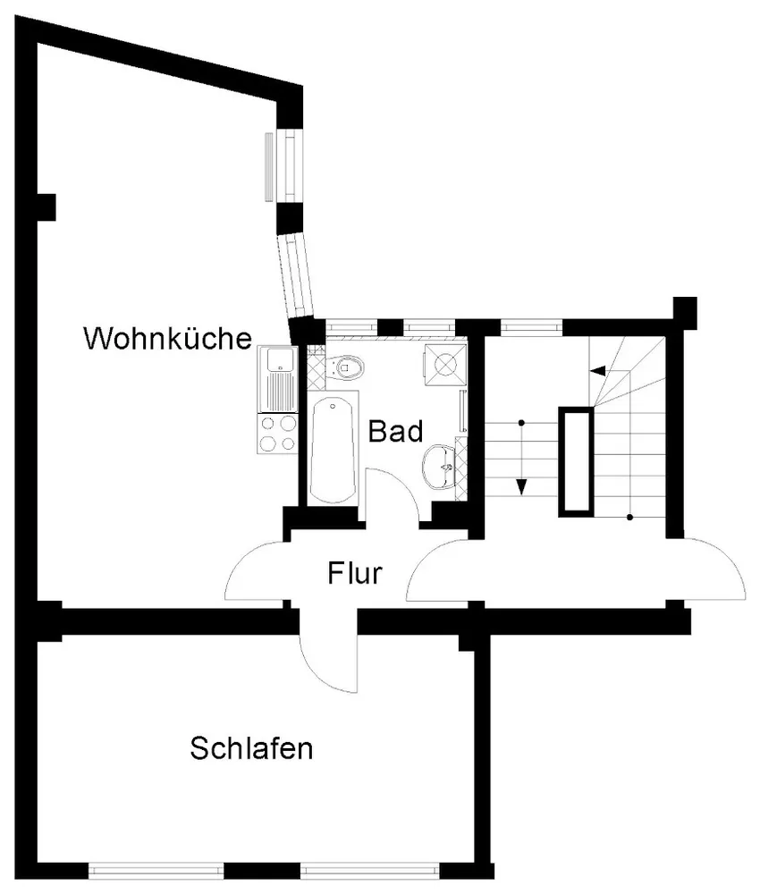 1 Zimmer Wohnung mit 59 m² in Wuppertal – Bild 5