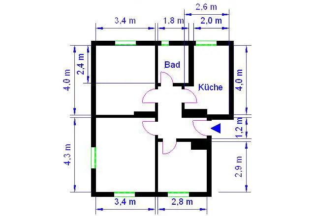 3 Zimmer Wohnung mit 56 m² in Magdeburg – Bild 5